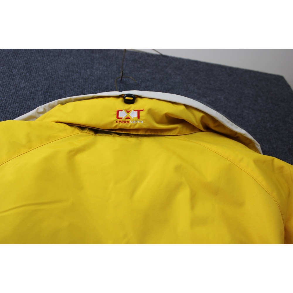 Columbia Sportswear Crossterra Jacket Mens XL Yellow Grey Fleece Lined Outdoor - Picture 8 of 8